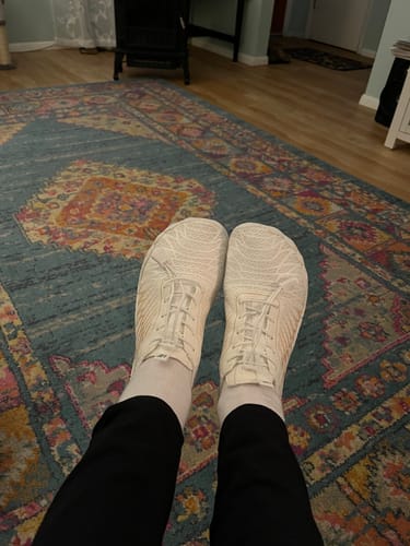 Customer photo review of Lorax Pro – All-Day Comfort & Pain-Free Barefoot Shoes (Unisex)