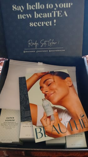 Customer photo review of Gamme Complète : SPF + Crème + Gel + Sérum