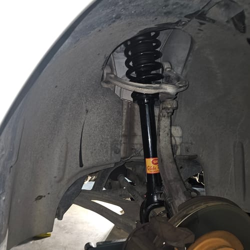 Customer photo review of 2007-2012 Mercedes-Benz GL450 4MATIC 4-Wheel Air Suspension Conversion/Delete Kit with Shocks and Suspension Warning Light Module (MK14FM)