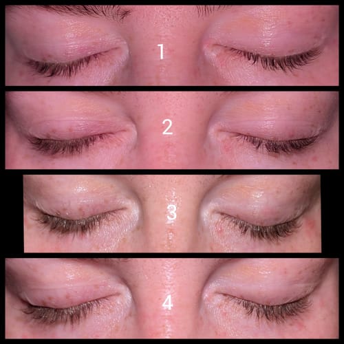 Customer photo review of LASH SERUM