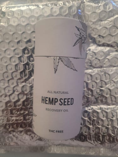 Customer photo review of Hemp Seed Recovery Oil
