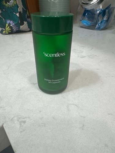 Customer photo review of Scentless Deodorant Supplement