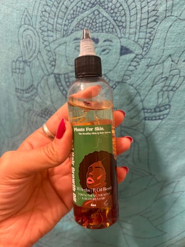Customer photo review of Herbal Hair/Beard Growth Oil
