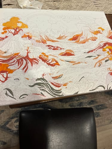 Customer photo review of Abstract Mountain Harmony