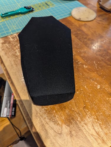 Customer photo review of 3mm Thick 100% Wool Designer Felt By Foot - Mono Tones