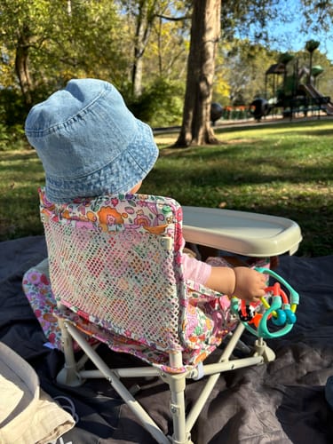 Customer photo review of Paloma portable booster chair V2