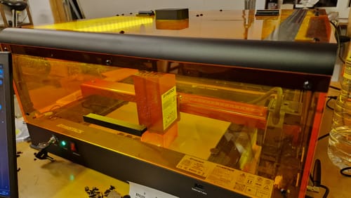 Customer photo review of AtomStack A24/X24 Ultra Optical Power 24W Unibody Frame Laser Engraver