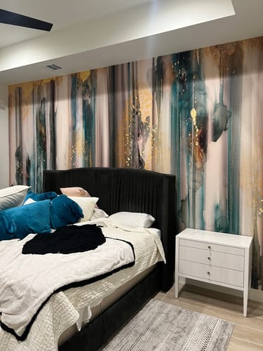 Customer photo review of "Nautilus" Oversized Wall Mural