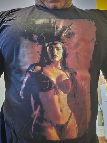 Customer photo review of From Dusk Till Dawn "Santanico" Tee