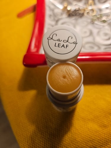 Customer photo review of LA LA LIPS LIP BALMS