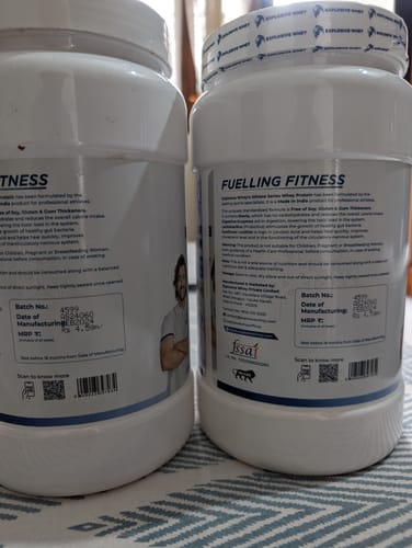 Customer photo review of Athlete Series Whey Protein (100% Isolate)
