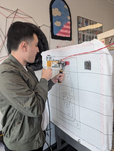 Customer photo review of Tuft Love Group Tufting Classes (Superior, CO)