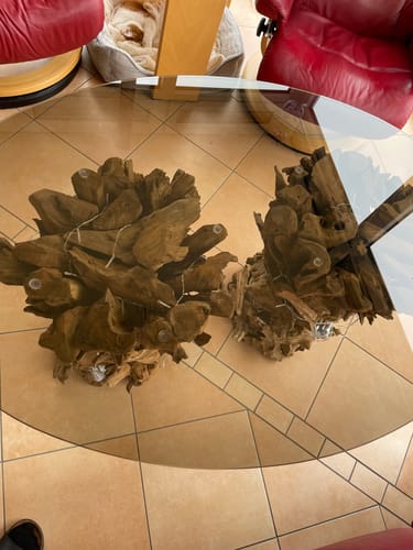 Customer photo review of Regina Beistelltisch 60 cm ohne Glasscheibe