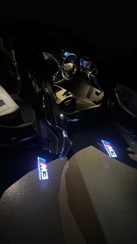 Customer photo review of BMW G SERIES DOOR LIGHTS