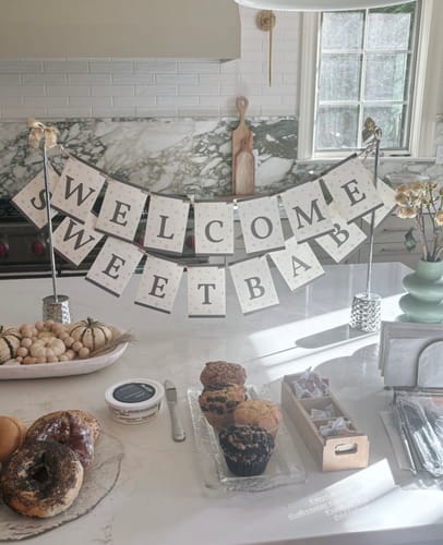 Customer photo review of Baby banner
