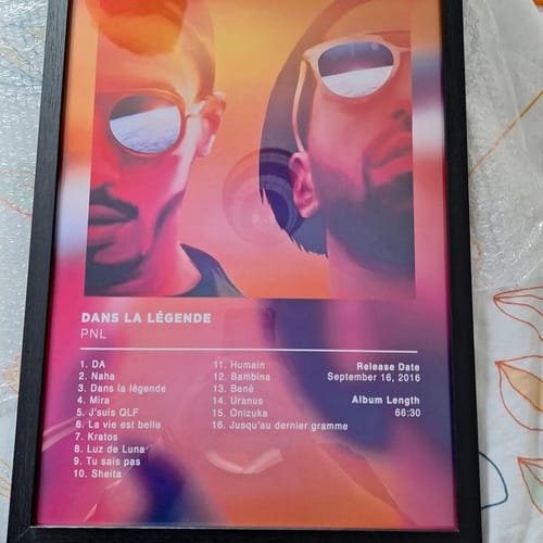 Customer photo review of Dans la Legende PNL Poster
