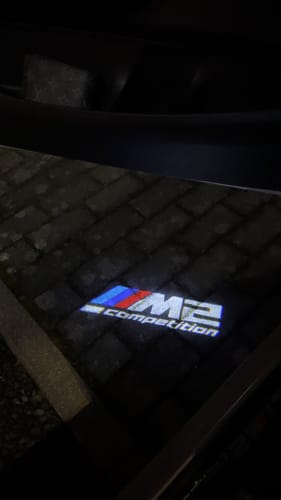 Customer photo review of BMW F SERIES DOOR LIGHTS