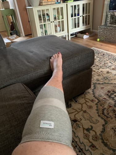 Customer photo review of Premium Bamboo Knee Sleeve (Single)