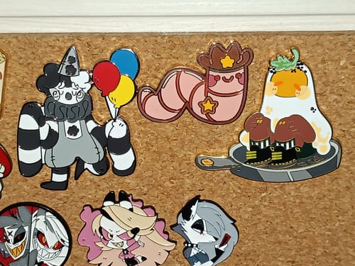 Customer photo review of Mystery Enamel Pin Packs!