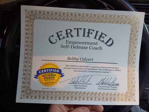 Customer photo review of Print Certificate Order ($5 Each + $15 Shipping)