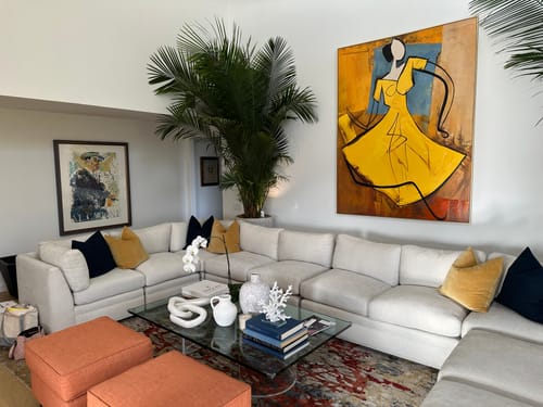 Customer photo review of People Canvas Art #PE056