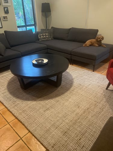 Customer photo review of Briar Ivory Jute & Wool Rug