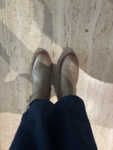Customer photo review of history ankle boot grey calfskin