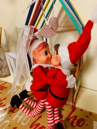 Customer photo review of Christmas Elf Girl Bendable, 39cm