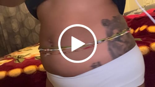 Customer video review of Protector Tie On Waist Beads