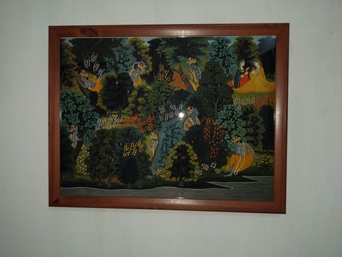 Customer photo review of Krishna Longing for Radha from the Gita Govinda of Jayadeva, Indian Miniature Paintings