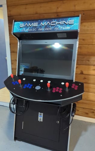 Customer photo review of 4 Player Standup with 2 shooting guns Arcade Machine 4600 Retro Multi Cade Games