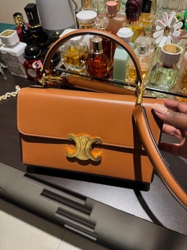 Customer photo review of BOX TRIOMPHE 22 TAN NATURAL CALFSKIN