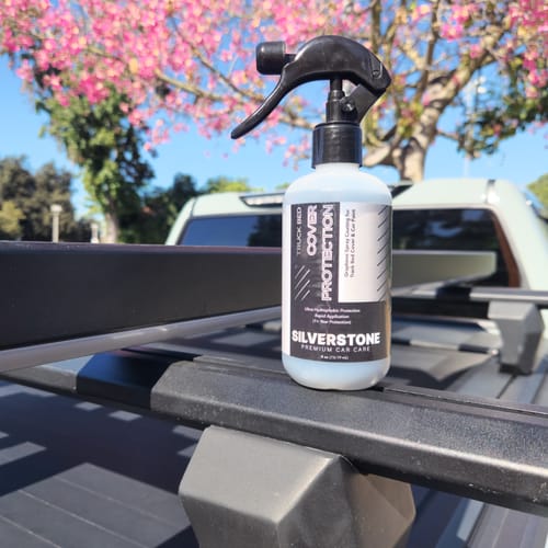 Customer photo review of SILVERSTONE Premium Car Care Truck Bed Cover & Car Paint 365-Days Protection And Shine Restoration Spray Coating 8oz.