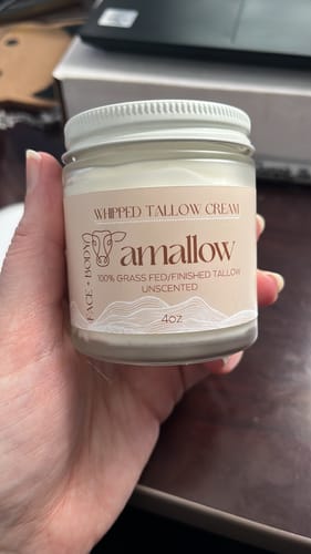 Customer photo review of Whipped Tallow Cream - Unscented