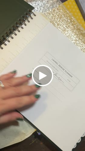 Customer video review of 2025 Horizontal Weekly Planner, Evergreen