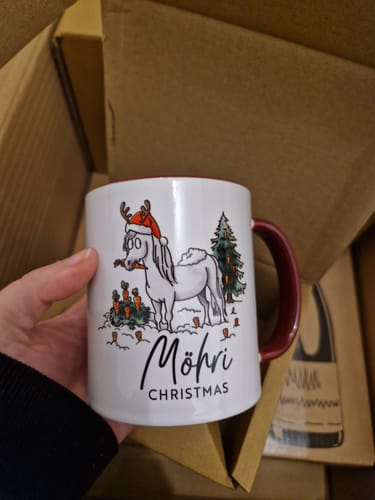 Customer photo review of Tasse "Möhri Christmas"