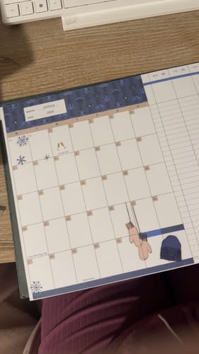 Customer photo review of 2025 Vertical Weekly Planner, Kenwood Lane