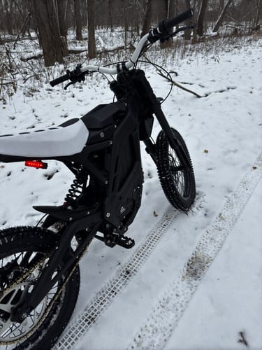 Customer photo review of Custom Seat Cover: Sur-Ron Luna Cycle Float Seat
