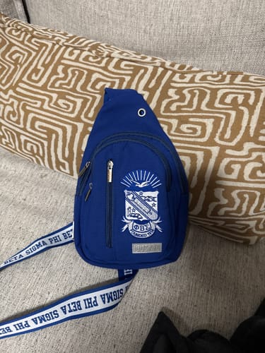 Customer photo review of Phi Beta Sigma Crossbody Bag
