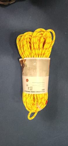 Customer photo review of 9.5 Alpine Core Protect Dry Rope