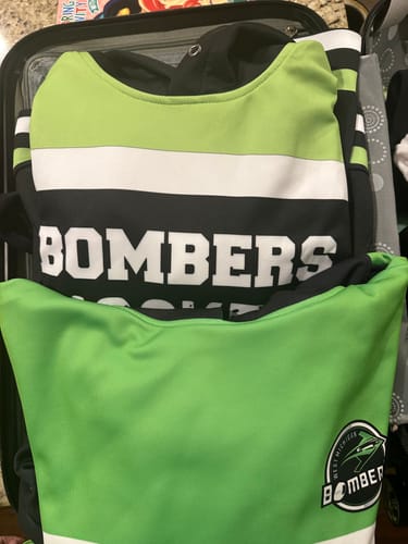 Customer photo review of Personalized Team Hockey Hoodie
