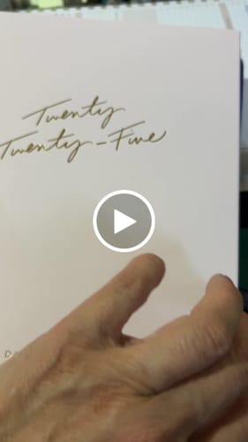 Customer video review of 2025 Daily Planner - Blush