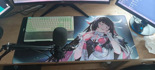 Customer photo review of XXXL Extended Large Custom Mousepad