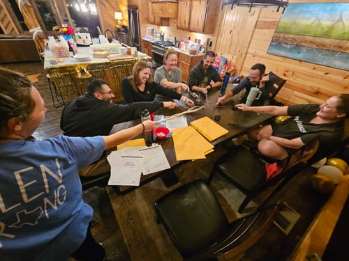 Customer photo review of Wizarding Murder Mystery Game Kit