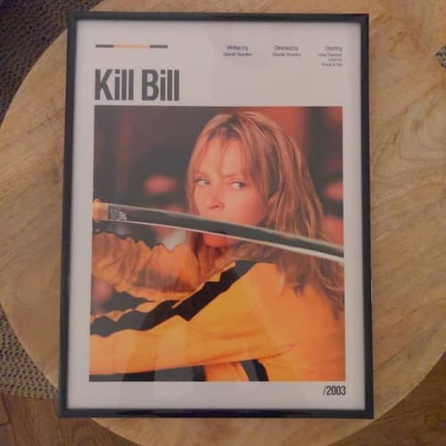 Customer photo review of Kill Bill Poster