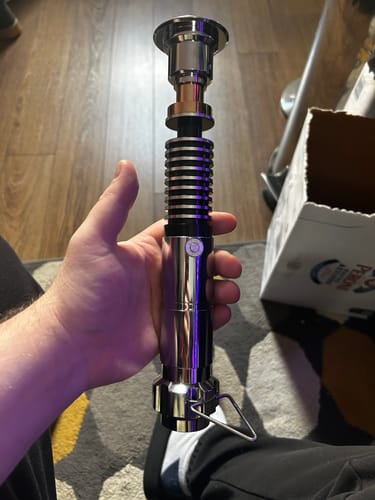 Customer photo review of Thin Neck Saber - Model Luke V1 Spin (Clearance)