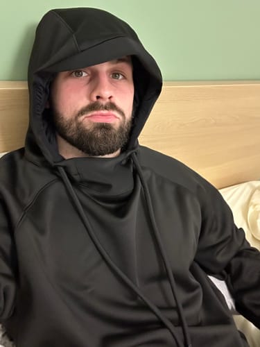Customer photo review of TherapyWear Infrared Hoodie