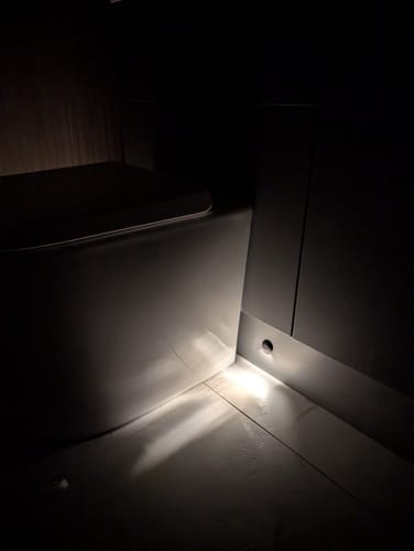 Customer photo review of 1W Ella Indirect Eyelid Bezel IP65 Marker Light, Step Light, Mini Downlight, Deck Light, Black/ Antique Brass/ Polished Copper/ Gold/ Bronze/ White (Non Dimmable Driver Included)