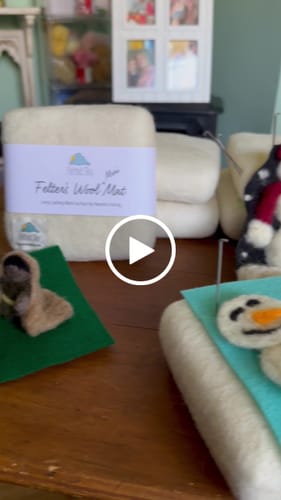 Customer video review of Wool Mini Mat