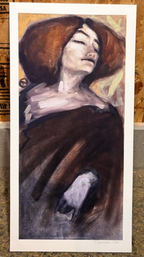 Customer photo review of 12x36 Giclee Fine Art Prints